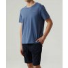 Atlantic pánske letné pyžamo NMP-385 modrá