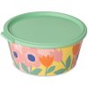 Koziol NORA BOX 2,2 L okrúhla miska s vekom kvetinový vzor Koziol NORA BOX 2,2 L okrúhla miska s vekom kvetinový vzor