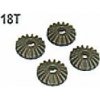 GM RACING Diff převody 18 zubů 4 ks GM RACING Diff převody 18 zubů 4 ks