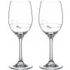 Diamante poháre na biele víno so Swarovski kryštálmi Petit Heart 2 x 240 ml Diamante poháre na biele víno so Swarovski kryštálmi Petit Heart 2 x 240 ml