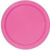 Unique Tanieriky papierové ružové 17 cm Unique Tanieriky papierové ružové 17 cm