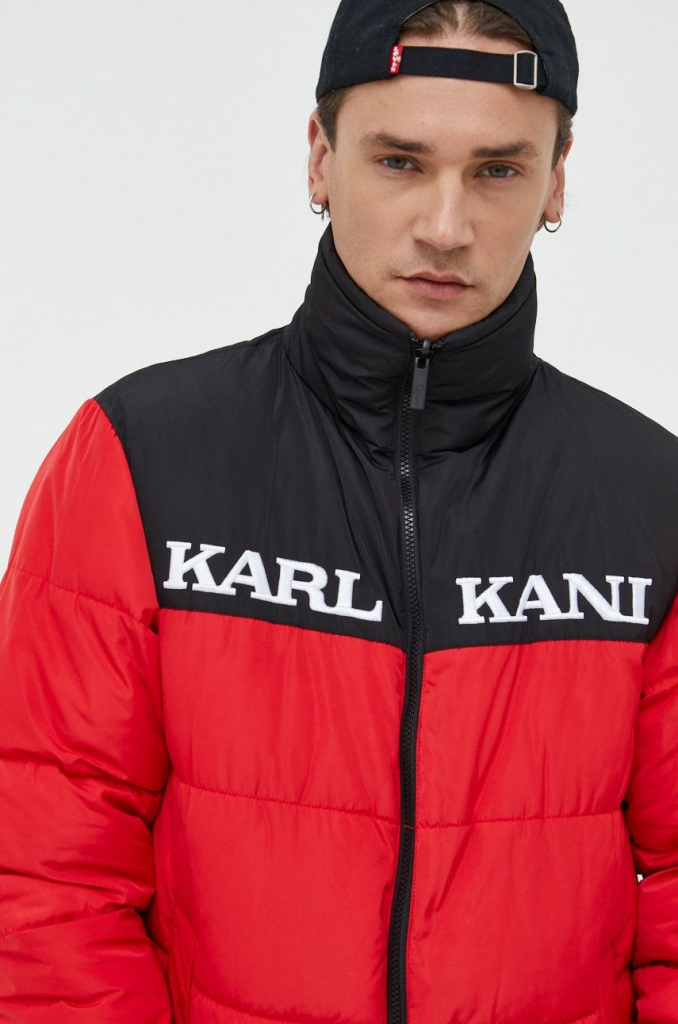 Karl Kani Obojstranná bunda 6076823-BLACK pánska čierna zimná