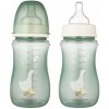 Canpol dojčenská fľaša EasyStart Goose zelená 240 ml