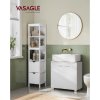 VASAGLE Skrinka pod umývadlo s dvierkami 60 x 60 x 30 cm biela VASAGLE Skrinka pod umývadlo s dvierkami 60 x 60 x 30 cm biela