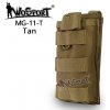 Wosport Single molle na zásobník M4/M16 otevřená písková
