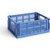 HAY Skladacia prepravka Colour Crate Medium Electric Blue HAY Skladacia prepravka Colour Crate Medium Electric Blue