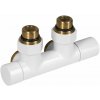 Aqualine R-START pripojovacia súprava ventilov pre stredové pripojenie, biela SR230W Aqualine R-START pripojovacia súprava ventilov pre stredové pripojenie, biela SR230W