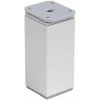 EBS Nábytková noha 10-12 cm, plast - ALU stříbrná EBS Nábytková noha 10-12 cm, plast - ALU stříbrná