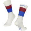Ponožky FORCE RAINBOW, krém-modro-červ. L-XL/43-47 Ponožky FORCE RAINBOW, krém-modro-červ. L-XL/43-47