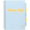Špirálový zošit, A4, linkovaný, 100 listov, PUKKA PAD Pastel project book, mix farieb Špirálový zošit, A4, linkovaný, 100 listov, PUKKA PAD Pastel project book, mix farieb