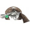 Gonher Policajný revolver Gold colection strieborný kovový 12 rán (gon1271) Gonher Policajný revolver Gold colection strieborný kovový 12 rán (gon1271)