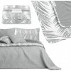 Luxusná prikrývka na posteľ v šedej farbe s potlačou, TROPICAL BONAIRE, 240x260 4251838560518 Luxusná prikrývka na posteľ v šedej farbe s potlačou, TROPICAL BONAIRE, 240x260 4251838560518