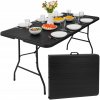 Malatec 12280 Skladací stôl 180x74 cm čierny Malatec 12280 Skladací stôl 180x74 cm čierny