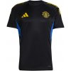 Adidas Manchester United tréningový dres čierny pánsky 2025-2026 Adidas Manchester United tréningový dres čierny pánsky 2025-2026