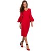 Dámske šaty K002 - Makover L-40 červená Dámske šaty K002 - Makover L-40 červená