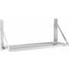 Royal Catering Nástenná polica - sklopná - 100 x 30 cm - 40 kg - nehrdzavejúca oceľ RC-BFWH10030 Royal Catering Nástenná polica - sklopná - 100 x 30 cm - 40 kg - nehrdzavejúca oceľ RC-BFWH10030