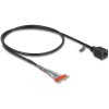 Delock 88005 RJ45 CAT 5e 0,5m černý