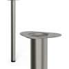 Walteco Nábytková noha okrúhla, priemer 60mm, výška 800mm, brúsený nikel , 50348 Walteco Nábytková noha okrúhla, priemer 60mm, výška 800mm, brúsený nikel , 50348