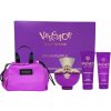 Versace Dylan Purple Pour Femme EDP pre ženy 100 ml + sprchový gel 100 ml + telové mlieko 100 ml + kozmetická taška darčeková sada Versace Dylan Purple Pour Femme EDP pre ženy 100 ml + sprchový gel 100 ml + telové mlieko 100 ml + kozmetická taška darčeková sada
