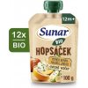 Sunar BIO ovocná kapsička Hopsáček mango, banán, hruška a ovsené vločky 12 x 100 g Sunar BIO ovocná kapsička Hopsáček mango, banán, hruška a ovsené vločky 12 x 100 g