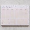Bella Rose Stolový týždenný plánovač Powder Bella Rose Stolový týždenný plánovač Powder