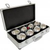 Petanque sada MASTER 8 chrómovaných gulí F.I.P.J.P. v hliníkovom kufri Petanque sada MASTER 8 chrómovaných gulí F.I.P.J.P. v hliníkovom kufri