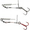 Savage Gear Nadväzec Carbon49 Corkscrew Stinger veľkosť 1/0 23 kg 2 ks