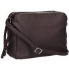 Mondo Italia Kožená kabelka na rameno 517 tmavohnedá Hnedá Mondo Italia Kožená kabelka na rameno 517 tmavohnedá Hnedá