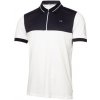 Pánske golfové tričko Calvin Klein Whitman Zipped Biela XL Pánske golfové tričko Calvin Klein Whitman Zipped Biela XL