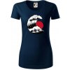 Japan culture - vlna - Dámske tričko z organickej bavlny Origin (GOTS) - 2XL ( Tmavomodrá (takmer čierna) ) Japan culture - vlna - Dámske tričko z organickej bavlny Origin (GOTS) - 2XL ( Tmavomodrá (takmer čierna) )
