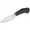 Lionsteel Fixed knife m390 blade BLACK G10 handle, Ti guard, leather sheath WL1 GBK
