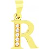 iBrill Zlatý prívesok – písmeno “R” - 0.70 g 54738 iBrill Zlatý prívesok – písmeno “R” - 0.70 g 54738