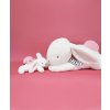 Doudou et Compagnie Paris Doudou Plyšový králik s béžovým brmbolcom 80 cm Doudou et Compagnie Paris Doudou Plyšový králik s béžovým brmbolcom 80 cm