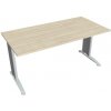 Hobis Pracovný stôl Flex, 160x75,5x80 cm, agát/kov Hobis Pracovný stôl Flex, 160x75,5x80 cm, agát/kov