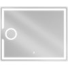 Mexen Onyx, LED kúpeľňové zrkadlo s podsvietením a kozmetickým zrkadielkom 100x80 cm, 6000K, ochrana proti zahmlievaniu, 9813-100-080-611-00 Mexen Onyx, LED kúpeľňové zrkadlo s podsvietením a kozmetickým zrkadielkom 100x80 cm, 6000K, ochrana proti zahmlievaniu, 9813-100-080-611-00