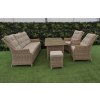 Ratanea Záhradná jedálenská súprava BERKLEY 3 prírodná Ratanea Záhradná jedálenská súprava BERKLEY 3 prírodná