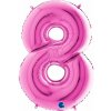Grabo Nafukovací balónek číslo 8 růžový 102cm extra velký