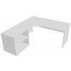 kancelársky stôl sestava pravá 180 cm - GE 1800 60 H P biela kancelársky stôl sestava pravá 180 cm - GE 1800 60 H P biela