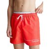 Calvin Klein Swimwear plavecké šortky KM0KM00957 červené