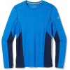 Smartwool merino SPORT long sleeve CREW laguna blue-deep navy