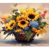Norimpex diamantové maľovanie Slnečnice 30 × 40 cm