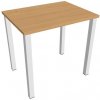 Hobis Pracovný stôl Uni, 80x75,5x60 cm, buk/biela Hobis Pracovný stôl Uni, 80x75,5x60 cm, buk/biela