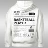 Basketball Player Label dámska mikina s kapucňou Basketball Player Label dámska mikina s kapucňou