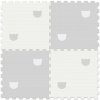 Detské penové puzzle – Medveď, sivá + biela 9555825904015 Detské penové puzzle – Medveď, sivá + biela 9555825904015