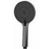 SAPHO Ručná masážna sprcha, 3 režimy sprchovania, silikónové trysky, priemer 120 mm, ABS/gun metal SK879GM SAPHO Ručná masážna sprcha, 3 režimy sprchovania, silikónové trysky, priemer 120 mm, ABS/gun metal SK879GM