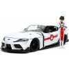 Autíčko Robotech ´20 Toyota Supra Jada kovové s otvárateľnými časťami a figúrkou Rick Hunter dĺžka 20 cm 1:24 Autíčko Robotech ´20 Toyota Supra Jada kovové s otvárateľnými časťami a figúrkou Rick Hunter dĺžka 20 cm 1:24