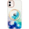 AppleKing transparentný kryt so vzorom vodových farieb a MagSafe pre iPhone 11 - modrý - možnosť vrátiť tovar ZADARMO do 30tich dní AppleKing transparentný kryt so vzorom vodových farieb a MagSafe pre iPhone 11 - modrý - možnosť vrátiť tovar ZADARMO do 30tich dní