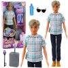 LeanToys Doplňky pro panenky Anlily, kufr, selfie tyč, brýle, láhev LeanToys Doplňky pro panenky Anlily, kufr, selfie tyč, brýle, láhev
