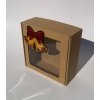 Krabica s okienkom 20x20x8cm vianoce Krabica s okienkom 20x20x8cm vianoce