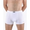 Gina 74116P pánske boxerky s dlhšou nohavičkou biela